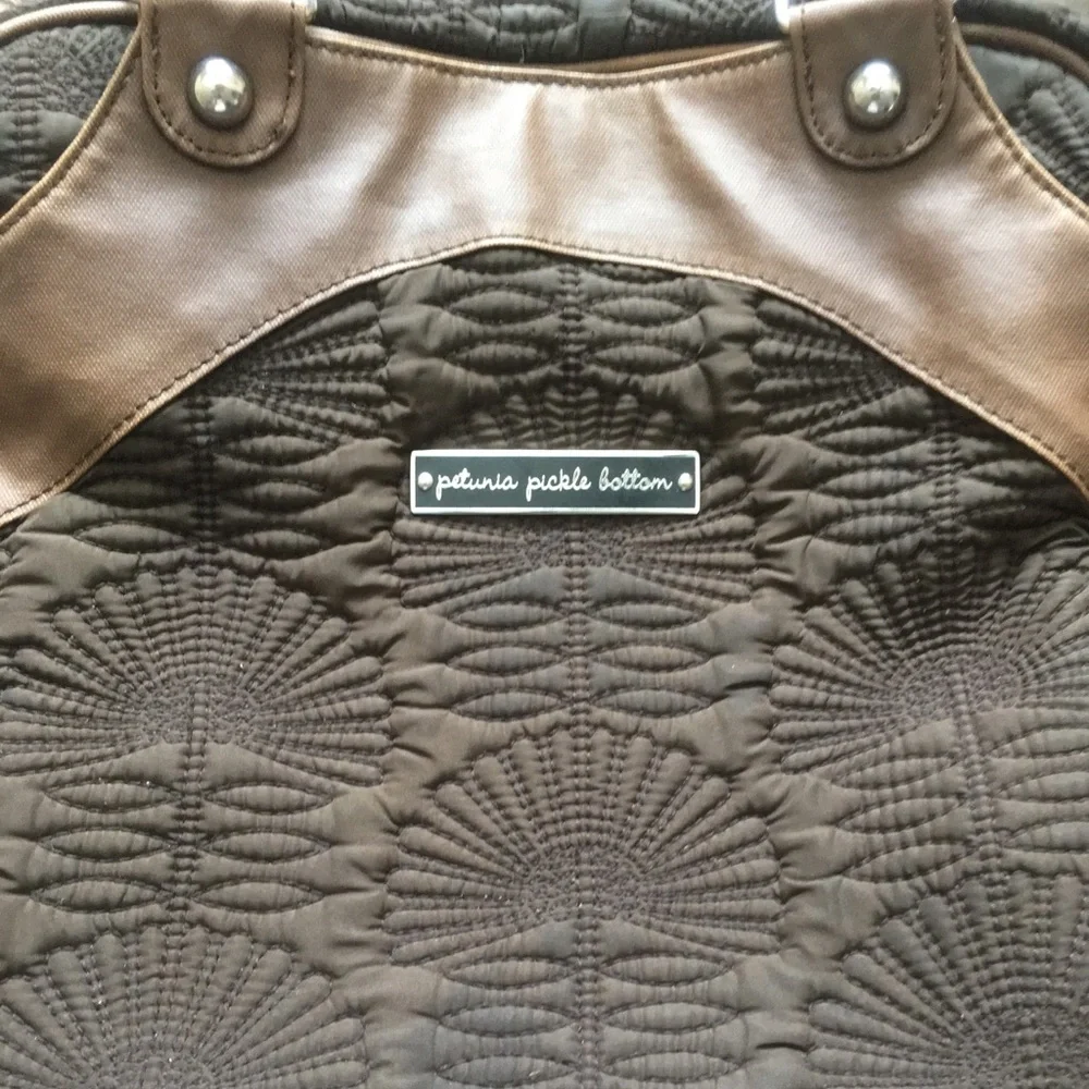 Brown Petunia pickle bottom backpack on sale - Picture 3 of 8
